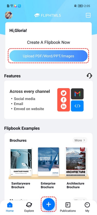 go-to-the-upload-page